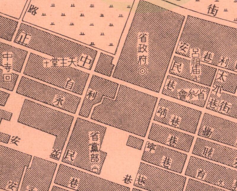 1948年《银川市城市图》预览图3