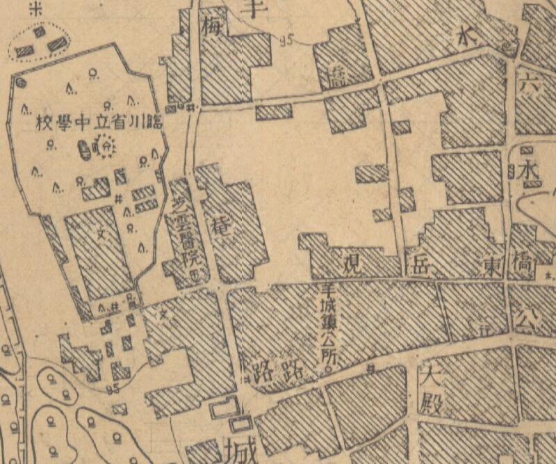 1947年江西《临川县城厢图》预览图3