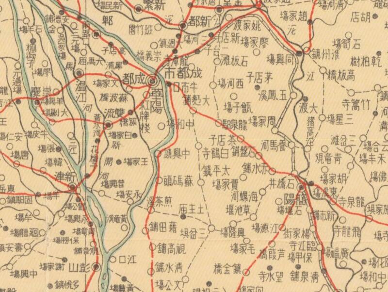 1940年《川康明细地图》预览图1 1940年《川康明细地图》预览图1