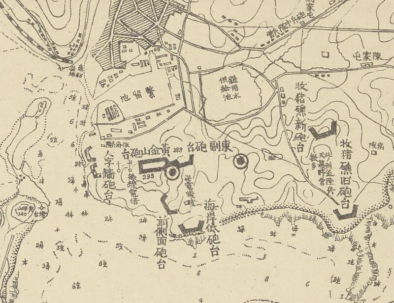1904年《旅順港防备图》预览图2 1904年《旅順港防备图》预览图2