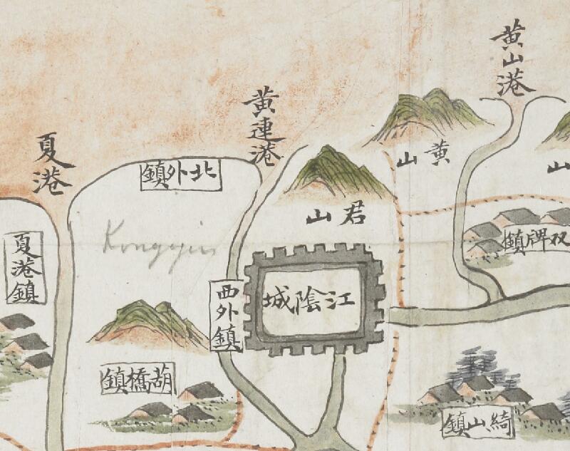 1866年《江阴全图》预览图2