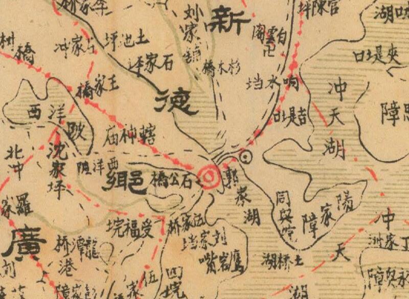 1944年湖南《常德县图》预览图2