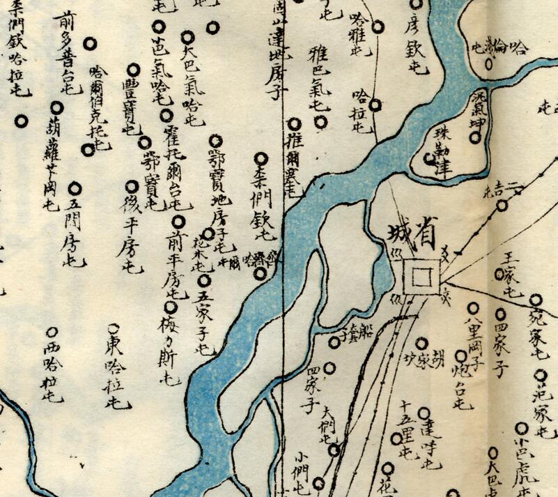 1911年《黑龙江全省舆图》预览图2 1911年《黑龙江全省舆图》预览图2
