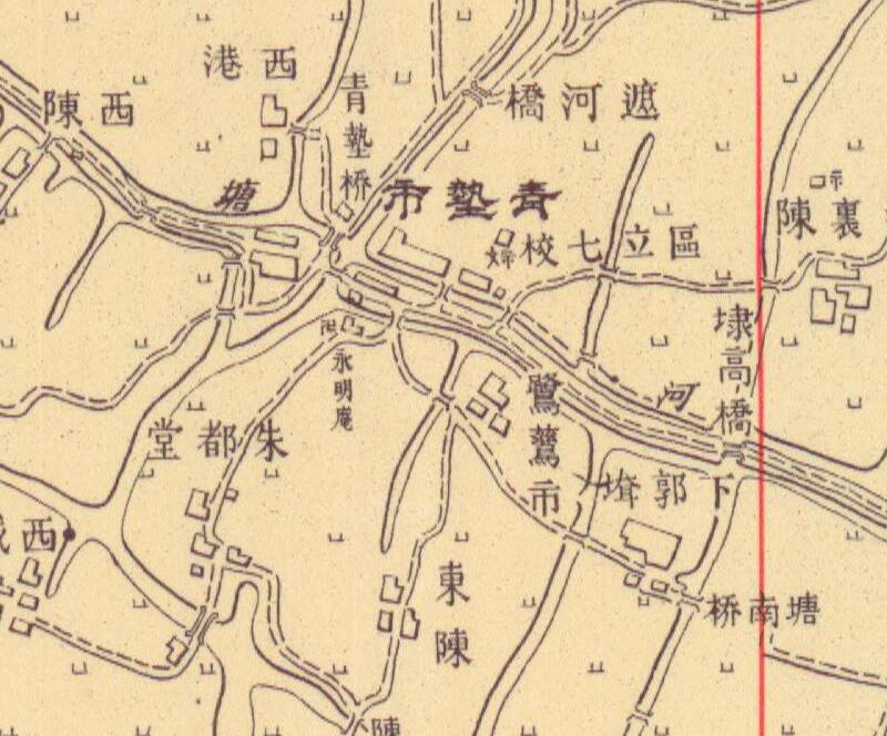 1935年《鄞县分图》25000分1预览图2