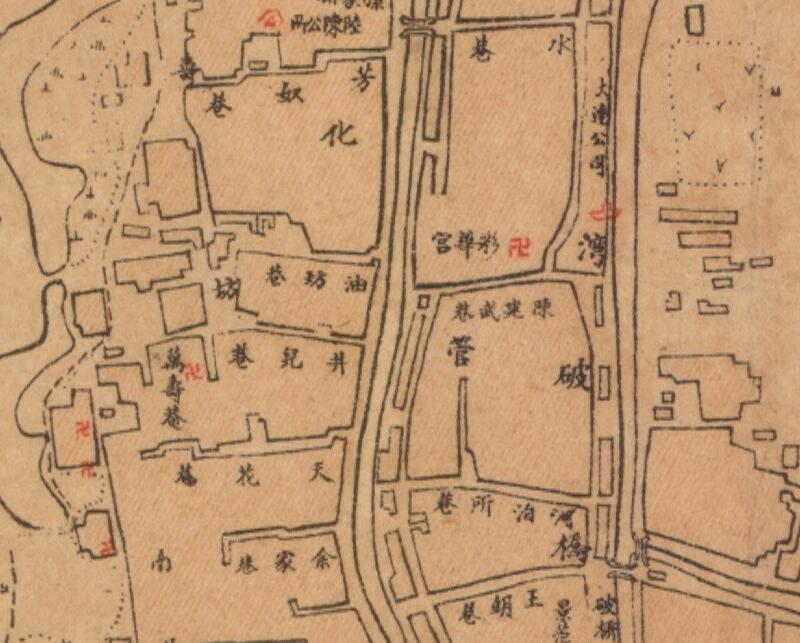 1922年江苏《泰县城厢图》预览图2 1922年江苏《泰县城厢图》预览图2