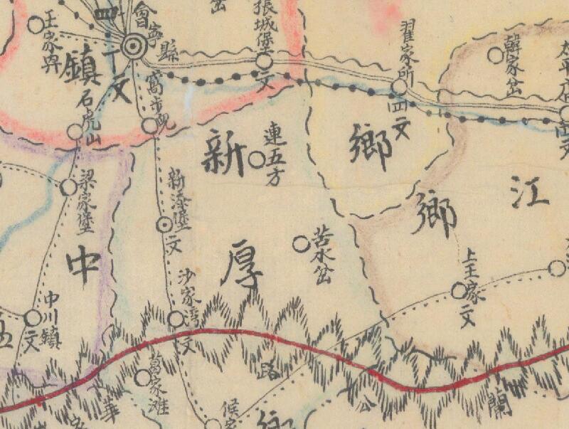 1942年《甘肃省会宁县图》预览图1