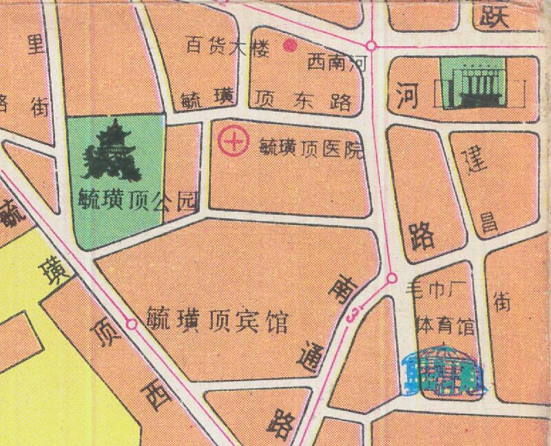 1984年《烟台市交通图》预览图3 1984年《烟台市交通图》预览图3