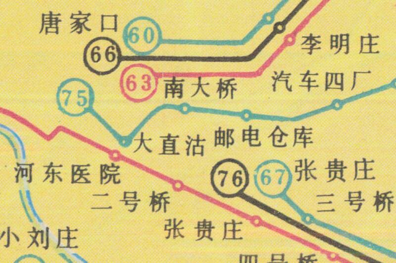 1981年《天津交通图》预览图4 1981年《天津交通图》预览图4