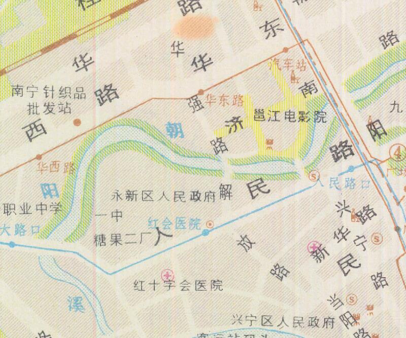 1986年《南宁交通图》预览图4