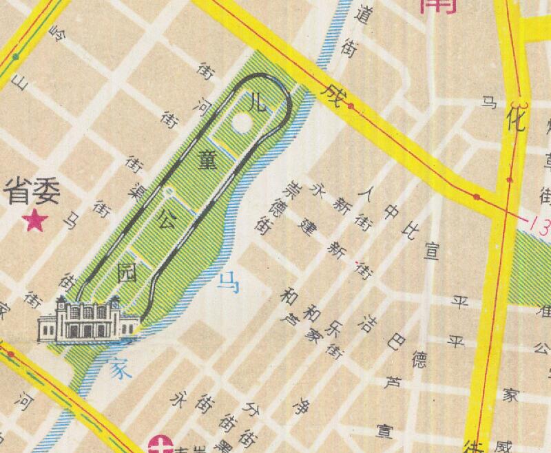 1984年《哈尔滨交通图》预览图4