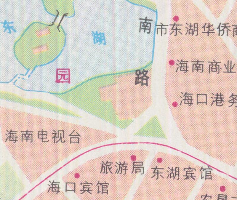 1986年《海南岛交通游览图》预览图3 1986年《海南岛交通游览图》预览图3