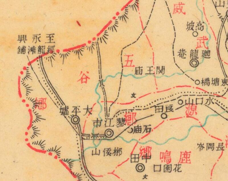 1940年湖南《资兴县图》预览图3
