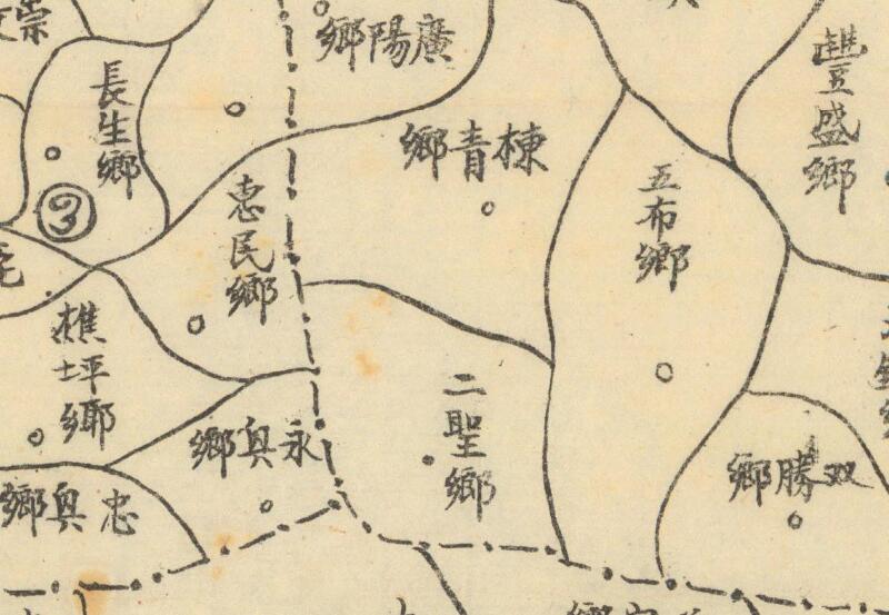 1940年《巴县各区乡镇略图》预览图1