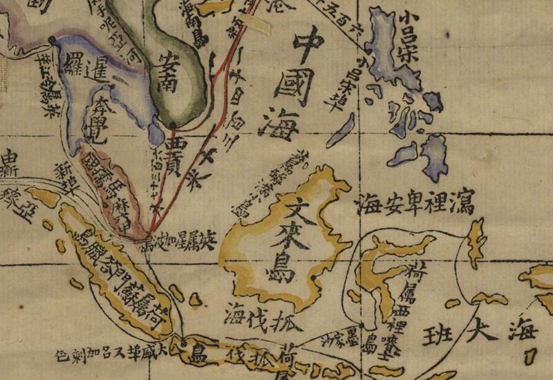1875年《地球五大洲全图》预览图2 1875年《地球五大洲全图》预览图2