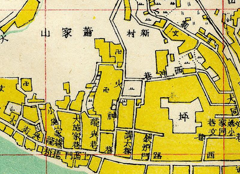 1947年湖南《沅陵县城地籍一览图》预览图2