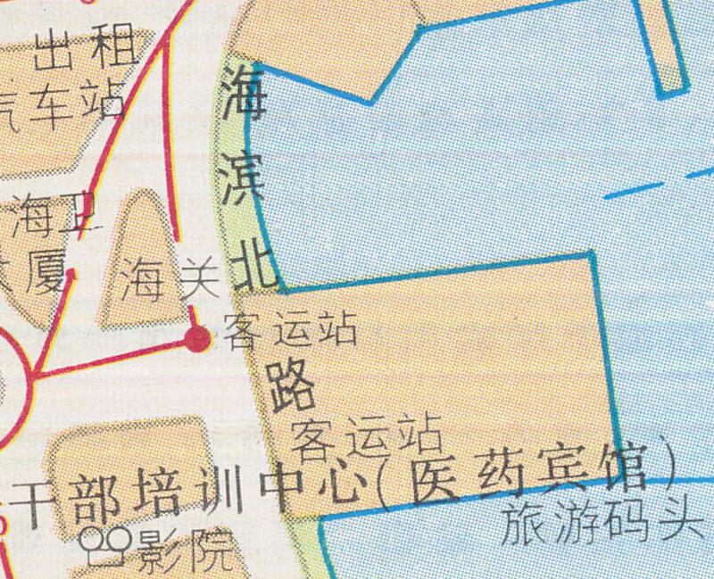 1993年《威海交通游览图》预览图2 1993年《威海交通游览图》预览图2