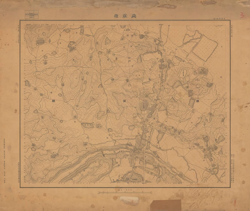 1931年安徽《安庆近傍》五千分一图预览图2