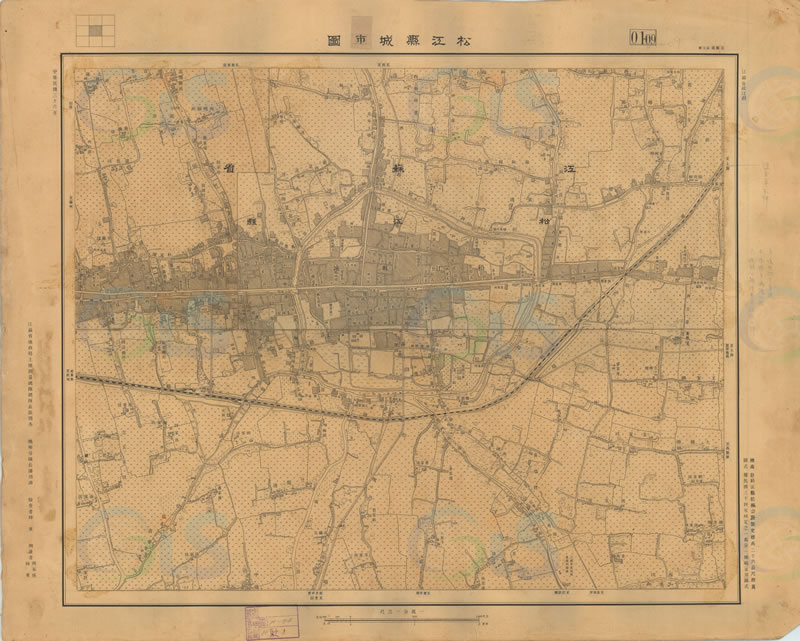 1947年《松江县城市图》预览图 1947年《松江县城市图》预览图