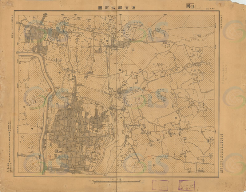 1947年《淮安县城市图》预览图