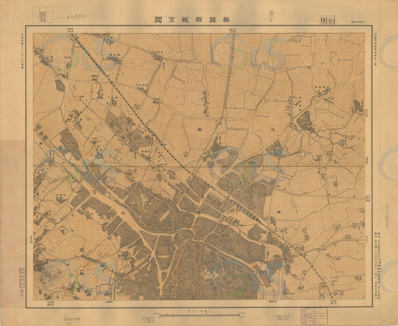 1947年《无锡县城市图》预览图