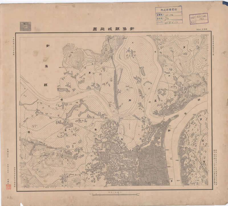1948年《衡阳县城厢图》预览图1 1948年《衡阳县城厢图》预览图1