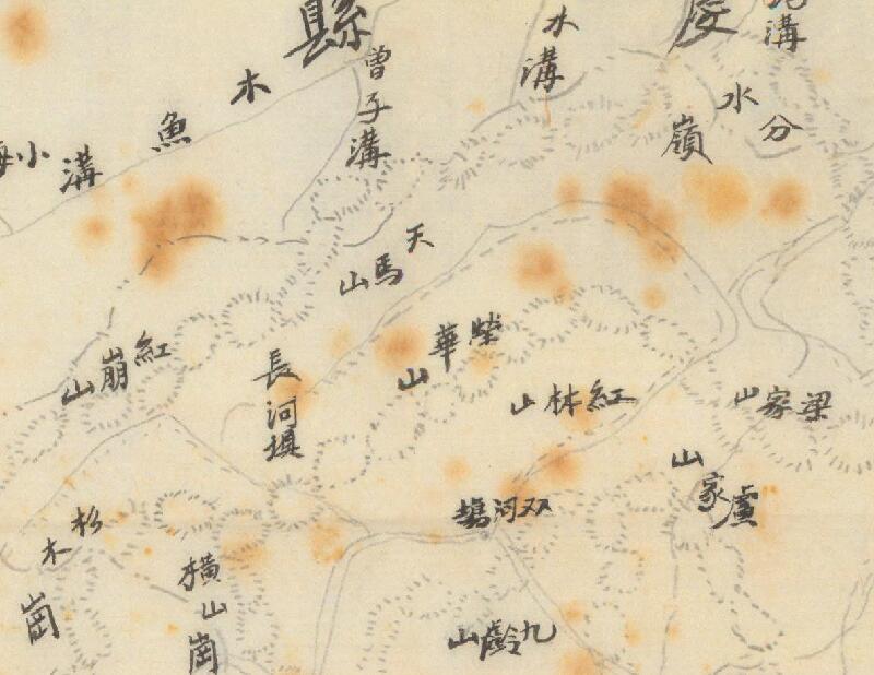 1941年《四川省大邑县图》预览图2 1941年《四川省大邑县图》预览图2