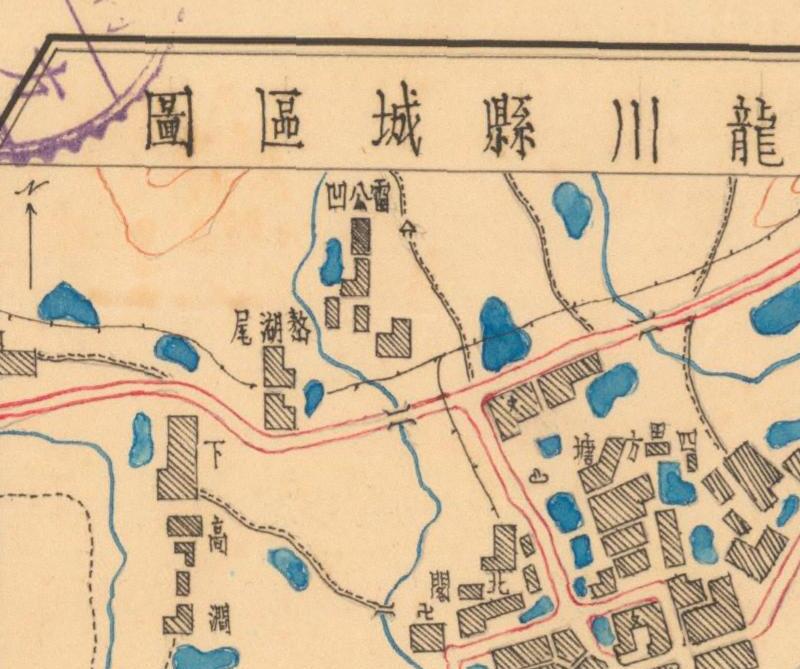 1941年广东《龙川县图》预览图2 1941年广东《龙川县图》预览图2