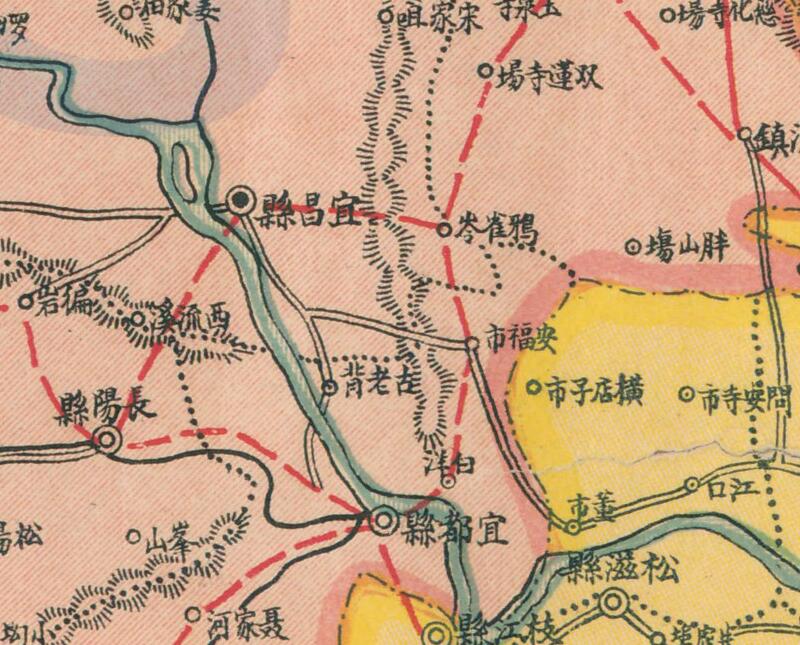 1934年《湖北全省分区图》预览图2