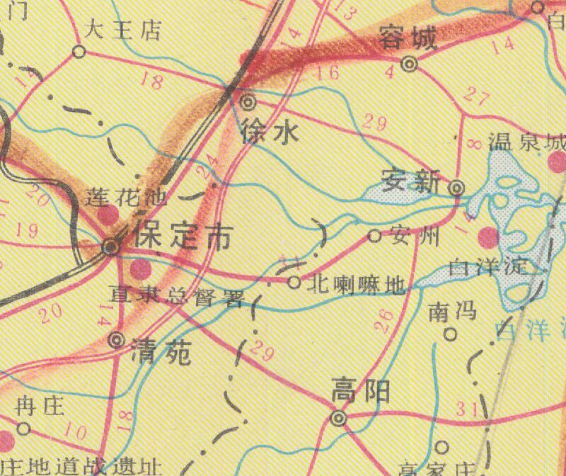 1993年《河北省交通旅游图》预览图2 1993年《河北省交通旅游图》预览图2