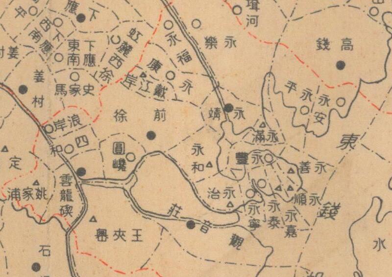 1930年《宁波市县区域各村里划分图》预览图3