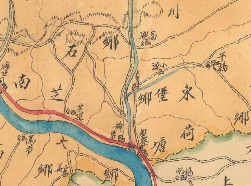 1941年《浙江省青田县乡镇区城详图》预览图3