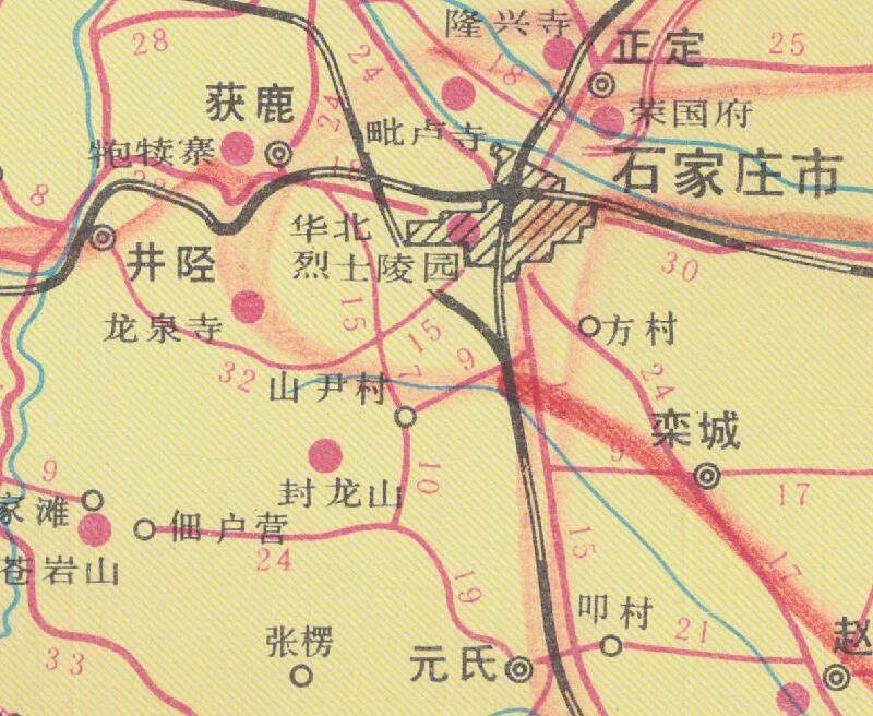 1993年《河北省交通旅游图》预览图3 1993年《河北省交通旅游图》预览图3