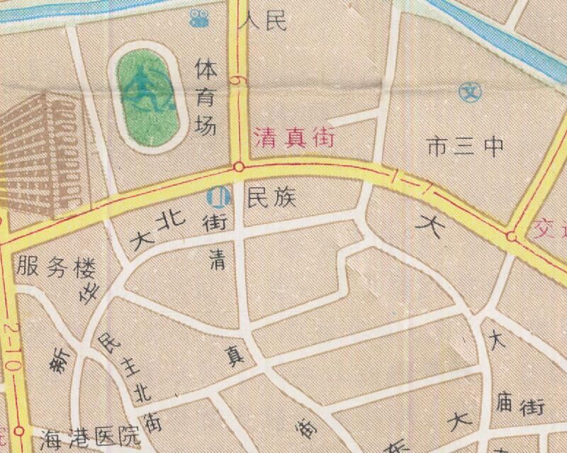 1988年《秦皇岛市旅游图》预览图2