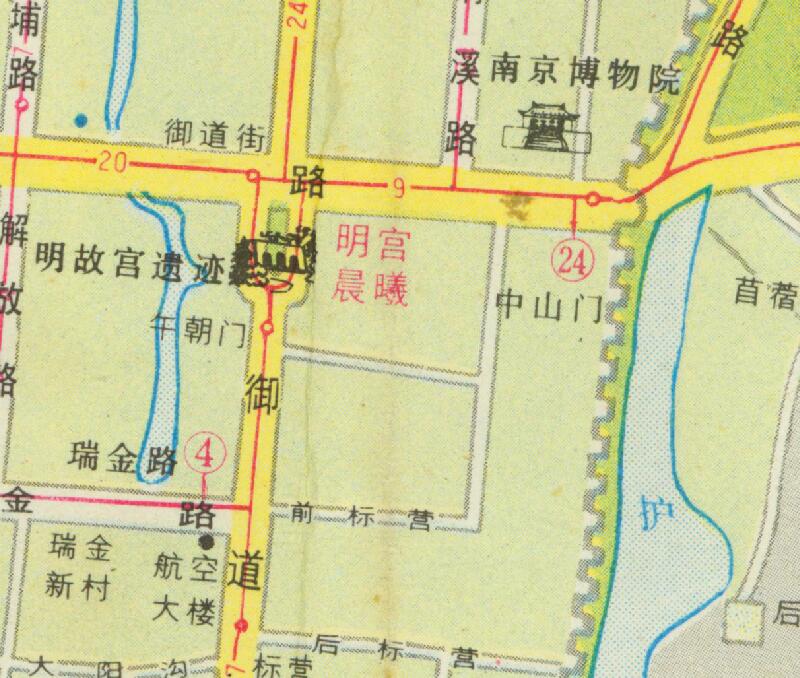 1988年《南京旅游图》预览图3 1988年《南京旅游图》预览图3