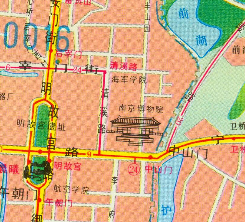 1991年《南京旅游图》预览图2 1991年《南京旅游图》预览图2