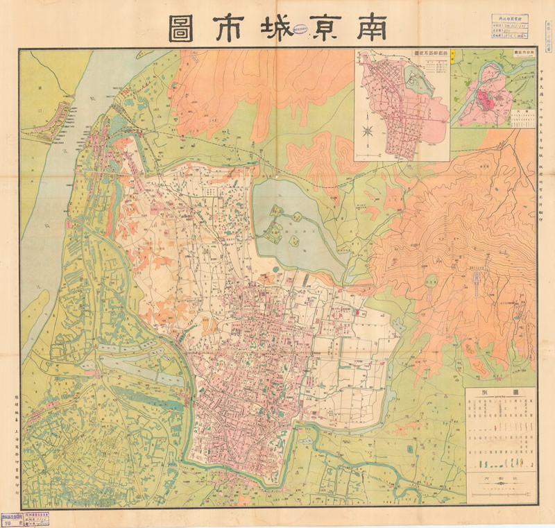 1935年《南京城市图》预览图