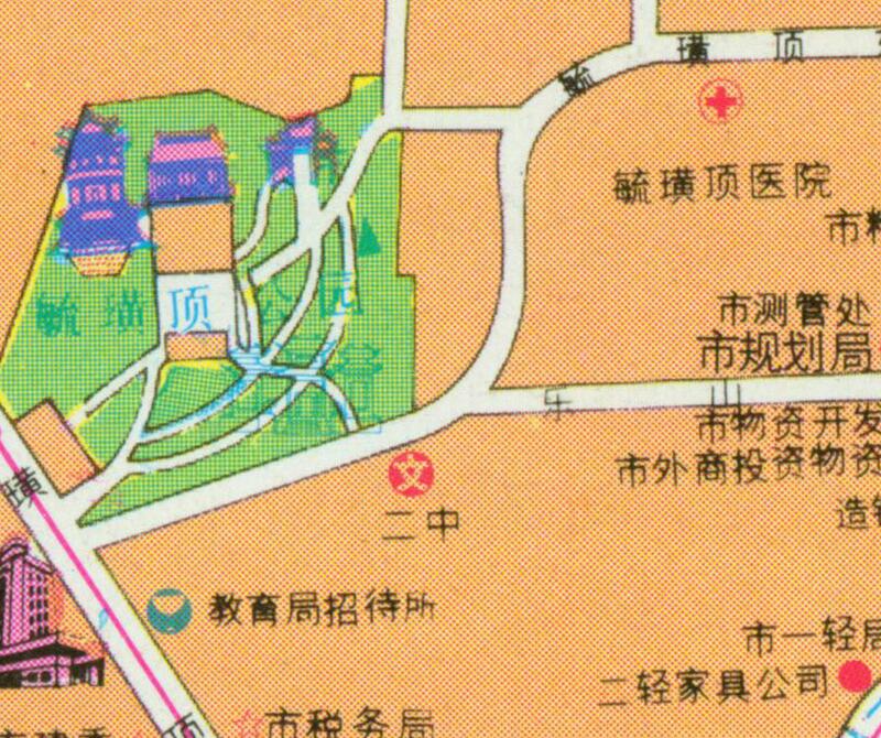 1992年《烟台交通游览图》预览图3 1992年《烟台交通游览图》预览图3