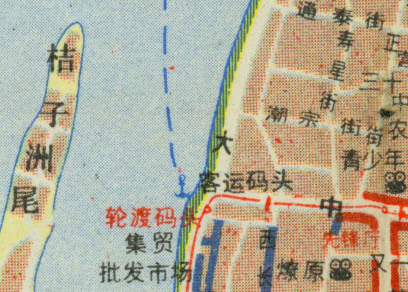 1987年《长沙旅游交通图》预览图3 1987年《长沙旅游交通图》预览图3