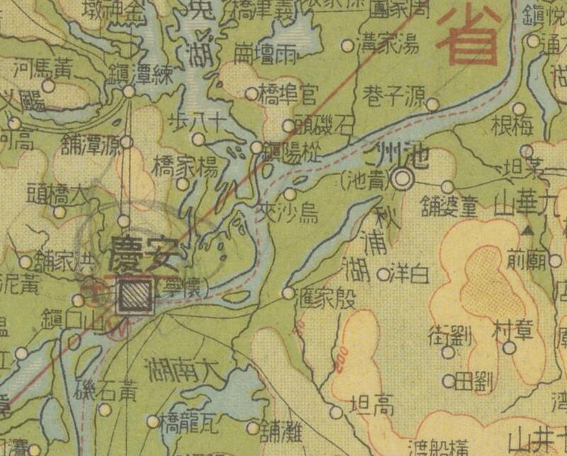 1939年《上海・南京附近》地形图预览图2