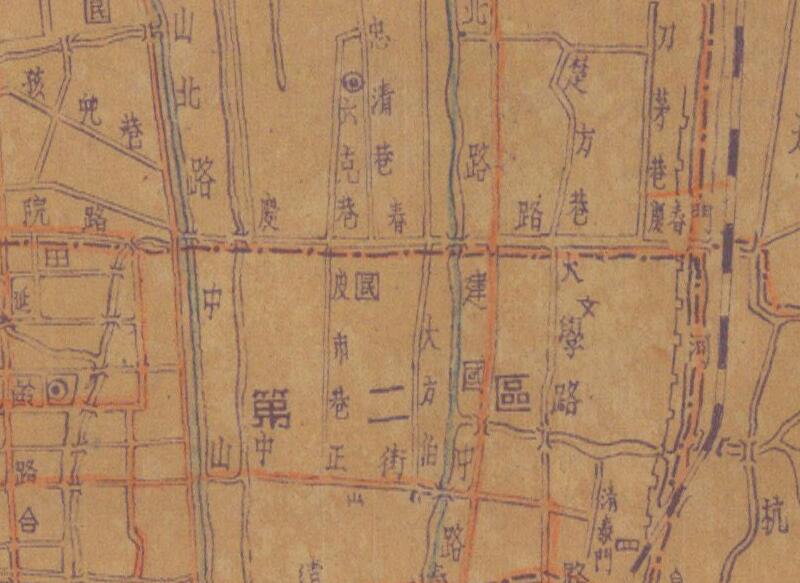 1947年《浙江省杭州市全图》预览图2