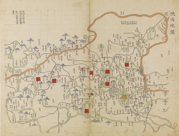 陕西省历史地图大全插图2 陕西省历史地图大全插图2