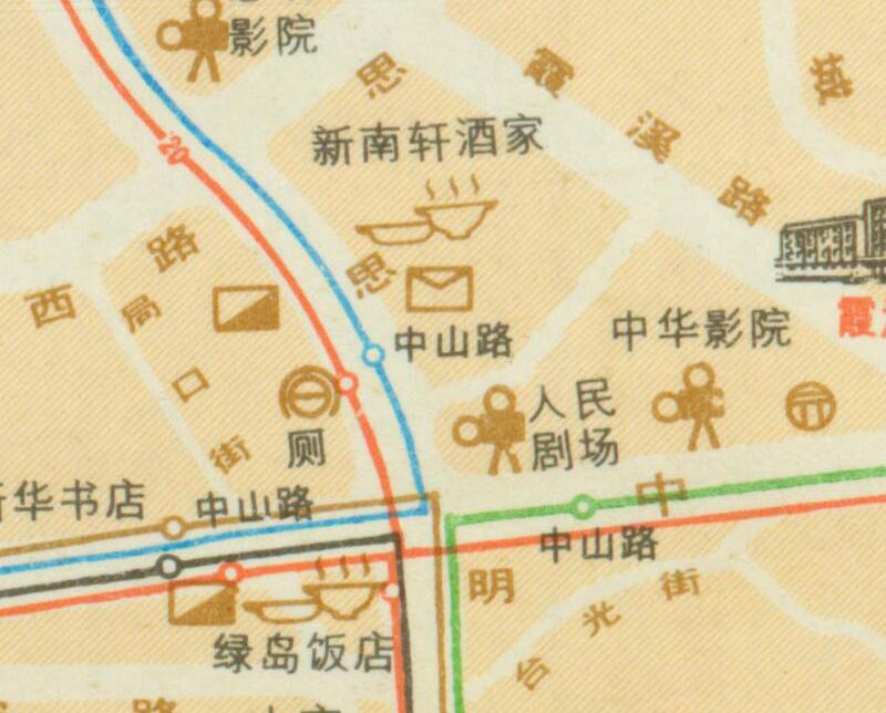 1980年《厦门市交通游览图》插图2 1980年《厦门市交通游览图》插图2