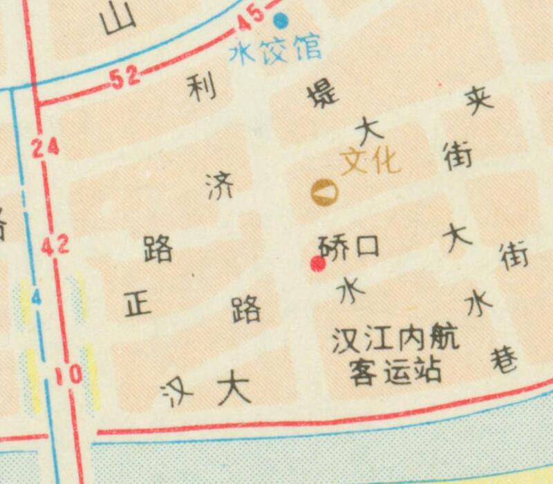 1981年《武汉交通图》插图4