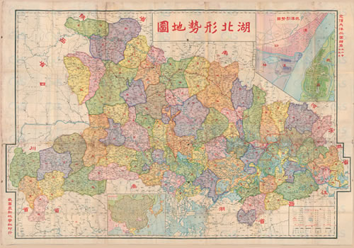 1933年前后《湖北形势地图》缩略图