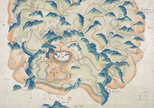 1841年后《定海县舆图》