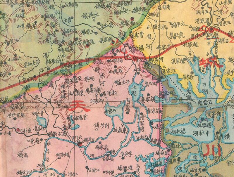 1933年前后《湖北形势地图》插图2