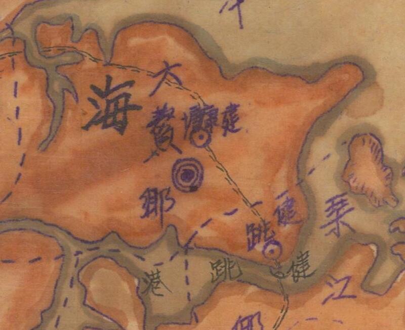 1942年《浙江省三门县图》插图2 1942年《浙江省三门县图》插图2