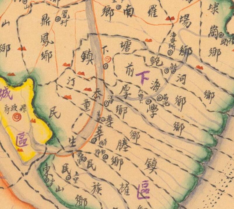 1943年《浙江省瑞安县图》插图2 1943年《浙江省瑞安县图》插图2