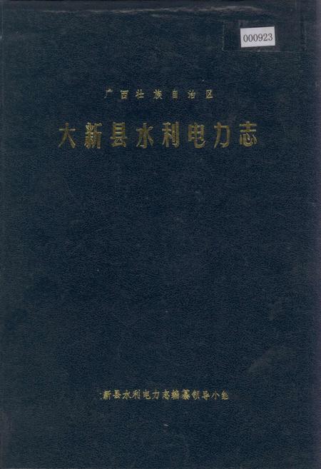 《大新县水利电力志》.pdf_广西壮族自治区志