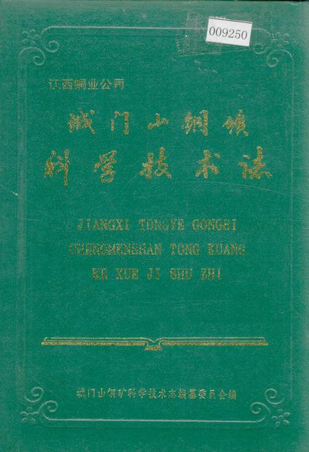 《城门山铜矿科学技术志》.pdf_江西省志